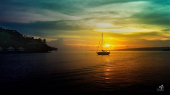 Sun Setting Over Port Vila
Photograph on Metallic Paper
13.5" x 24"