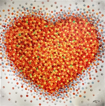 Heart of Love
Acrylic & Ink on Canvas
36" x 36"
<span style='color:red;'>Sold</span>
