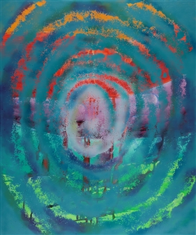 Delphin Glueck
Spraypaint on Canvas
47" x 39.5"