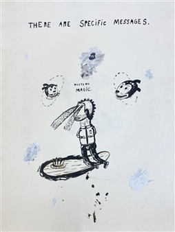 Fred Stonehouse - There are Specific Messages
Ink & Mixed Media on Paper
36" x 28.25"