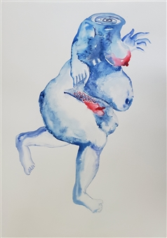 Eve - Coming a Full Circle
Watercolor on Paper
24" x 16"