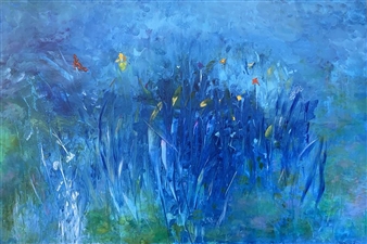 Blue Wonder
Acrylic & Oil on Canvas
48" x 72"