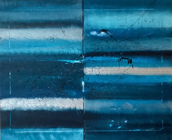 Shades of Blue
Acrylic on Canvas
46" x 55"