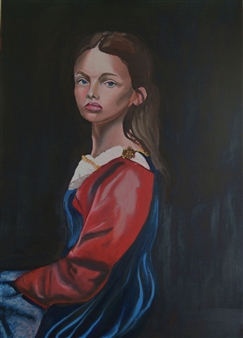 Portrait of Young Girl
Acrylic & Oil on Canvas
39.5" x 31.5"