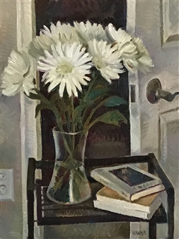 Still Life with Books_1
Oil on Canvas
24" x 18"
