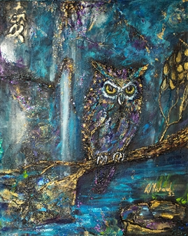 The Keeper of the ENCHANTED FOREST
Acrylic on Canvas
20" x 16"