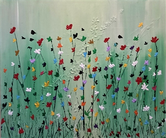 Flowerfield
Acrylic on Canvas
60" x 73"