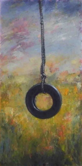 Tire Swing
Oil on Canvas
24" x 12"
