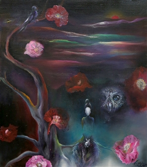 Dead Vlei's Dream
Oil on Canvas
21" x 18"
