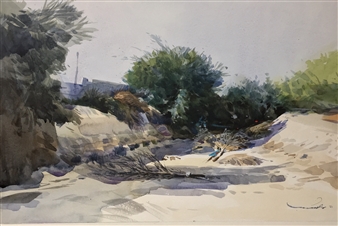 Landscape
Watercolor on Paper
12" x 15.5"