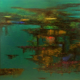 Reflections 2
Oil on Canvas
60" x 60"