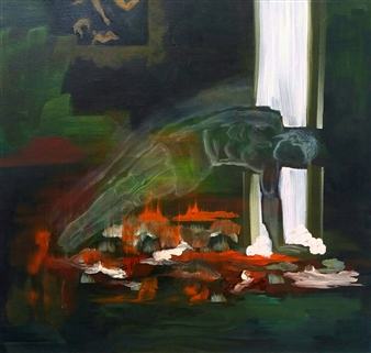 Adam Levitating
Oil on Canvas
24" x 20"