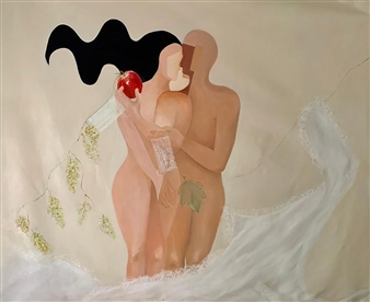 Adam and Eve
Oil on Canvas
65" x 74"