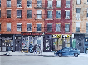 Tenth Avenue
Watercolor on Paper
17.5" x 23"