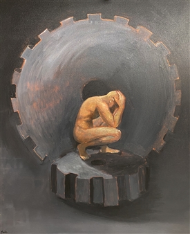 Erich Preis - 21st Century Thinker
Oil on Canvas
60" x 48"