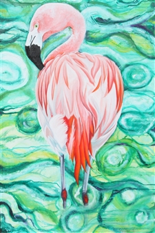 Are You Checking Out My Feathers?
Oil on Canvas
30" x 20"
