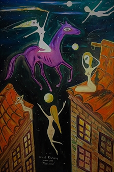 The Moons
Oil on Canvas
59.5" x 39.5"