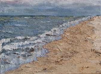 By the Sea
Oil Paint on Linen
12" x 16"