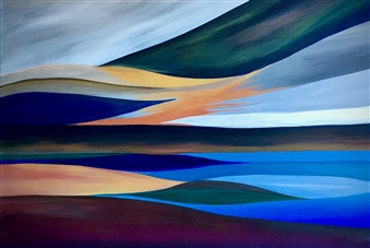 Abstract Seascape #1
Acrylic on Canvas
24" x 36"
