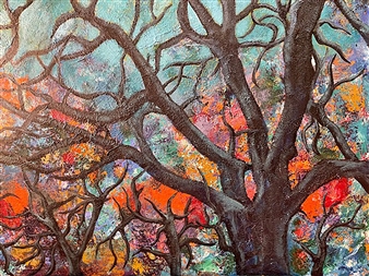 Entangled Forest
Oil & Acrylic on Canvas
50" x 62"