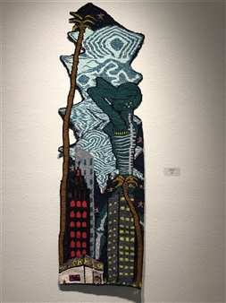 Tune In
Mixed Media, Tapestry, Textiles
65" x 20"
