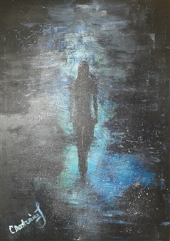 Walking Angel
Acrylic on Canvas
27.5" x 19.5"