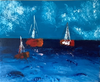 Sailboats
Acrylic on Canvas
46" x 55"