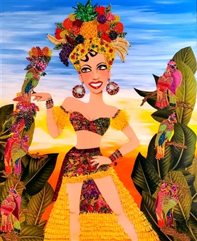 Carmen Miranda
Mixed Media on Canvas
60" x 48"
