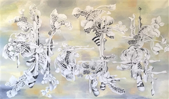 Dreaming 202
Acrylic & Ink on Canvas
36" x 60"