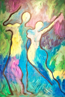 Excited About Life!
Oil on Canvas
37" x 25.5"