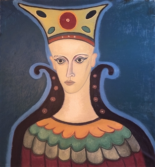 The Ancient Queen and the Third Eye in the Universe!
Oil on Canvas
41" x 41"