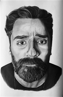 You Are Wretched
Charcoal Pencil  A3
48" x 31"