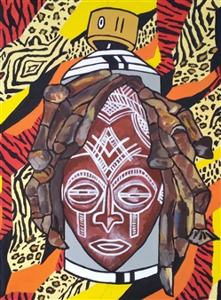 African Spraycan 2
Acrylic on Canvas
16" x 12"
