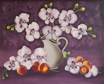 Orchids
Oil on Canvas
30" x 38"