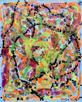Untitled 19 - Big Green Series
Acrylic on Canvas
32" x 30"