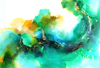 When the Flow of Nature Catches You
Alcohol Ink on Yupo
27.5" x 39.5"