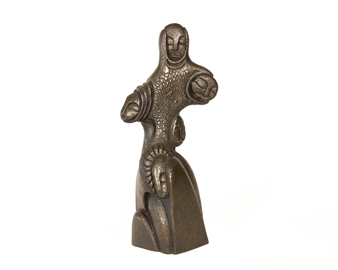 Crucifix Mexican Headdress
Bronze
18.5" x 8.5" x 6"