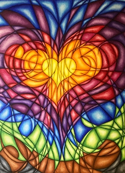 Expanding Heart
Oil on Canvas
48" x 36"