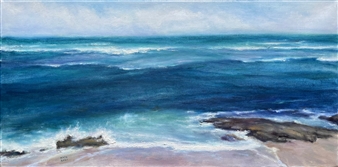 The Ocean's Rhythm
Oil on Canvas
12" x 24"