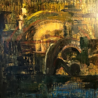Butrint: Lion Gate
Oil & Mixed Media on Canvas
39" x 39"