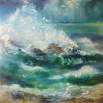 Burst of Happiness Waves
Acrylic on Canvas
23.5" x 23.5"