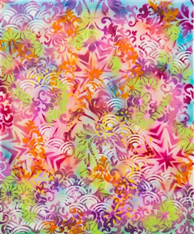 Blüten
Spraypaint on Canvas
23.5" x 20"