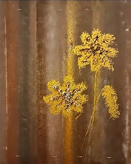 Flower of Gold
Acrylic on Canvas
55" x 46"