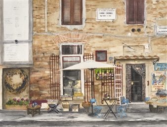 Bolgheri Wine Deli
Watercolor on Paper
20" x 26"
<span style='color:red;'>Sold</span>