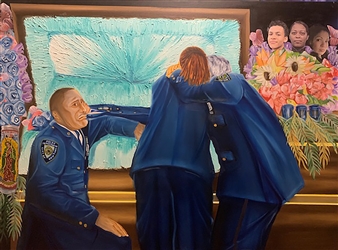 Junior, Miosotis and Yadira
Oil on Canvas
36" x 48"