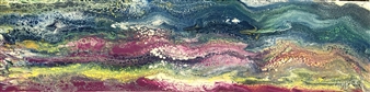 Aurora Borealis
Acrylic & Resin on Wood
12" x 48"
