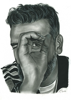 I See You
Charcoal Pencil  A3
16.5" x 12"