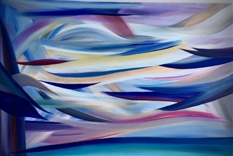Sliver of Sea
Acrylic on Canvas
24" x 36"