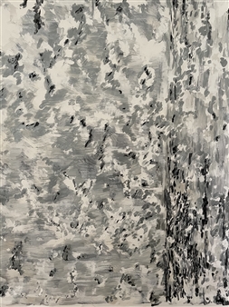 White Paintings 2
Acrylic & Oil on Canvas
70" x 22"