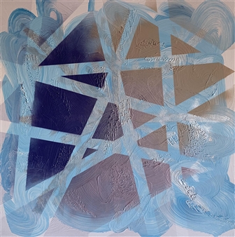 Snowflake
Acrylic & Spraypaint on Canvas
31.5" x 31.5"